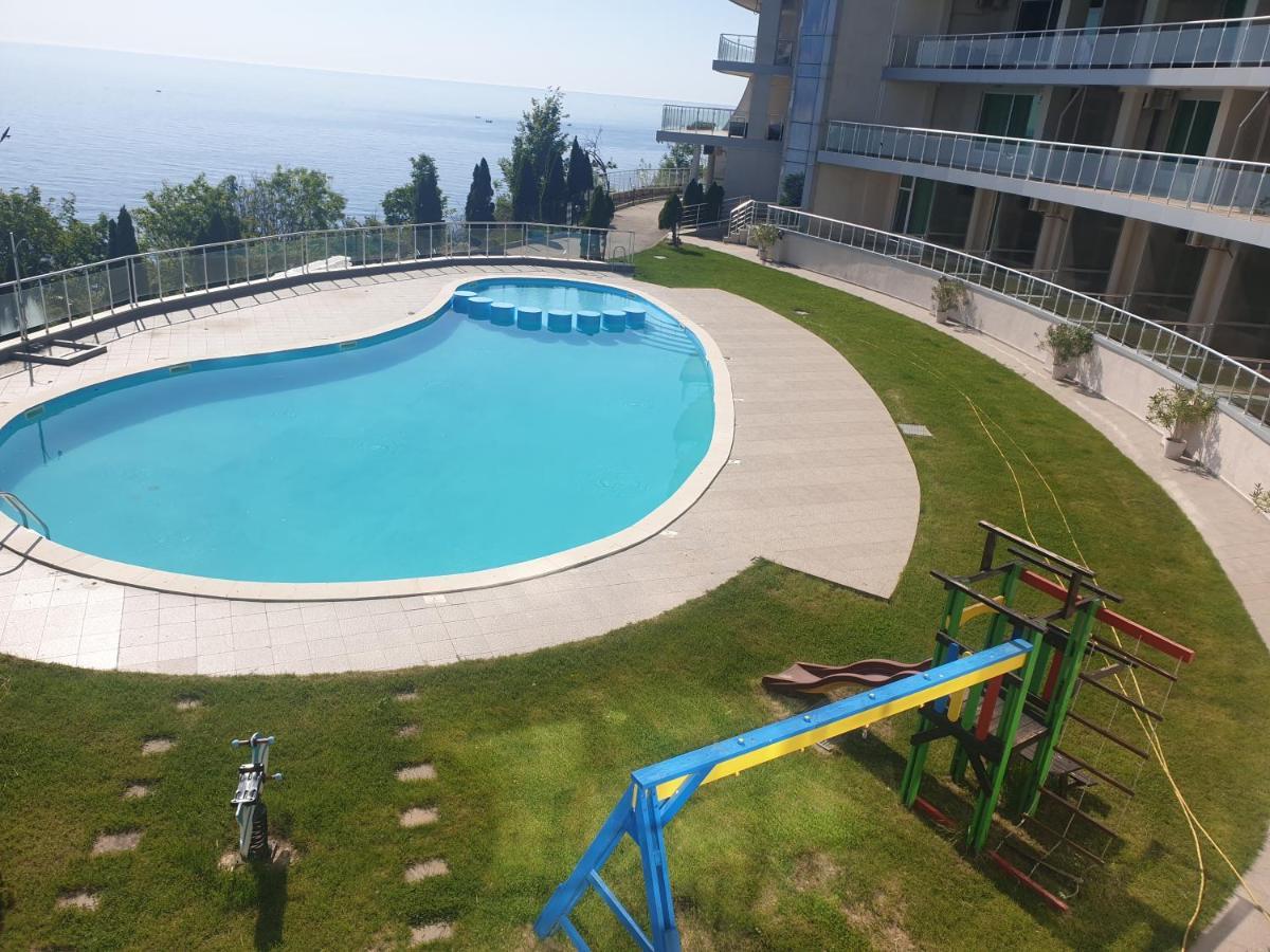Studio Silver Terace With Sea View For 4 Person เบียลา ภายนอก รูปภาพ
