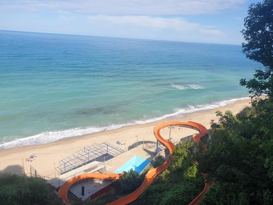 Studio Silver Terace With Sea View For 4 Person เบียลา ภายนอก รูปภาพ