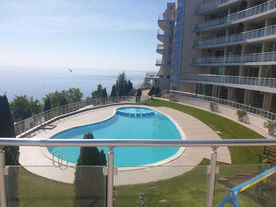 Studio Silver Terace With Sea View For 4 Person เบียลา ภายนอก รูปภาพ